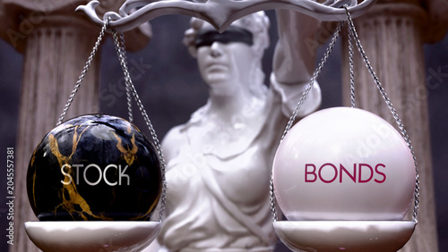 Photos Stock or Bonds as a choice, two options to choose from