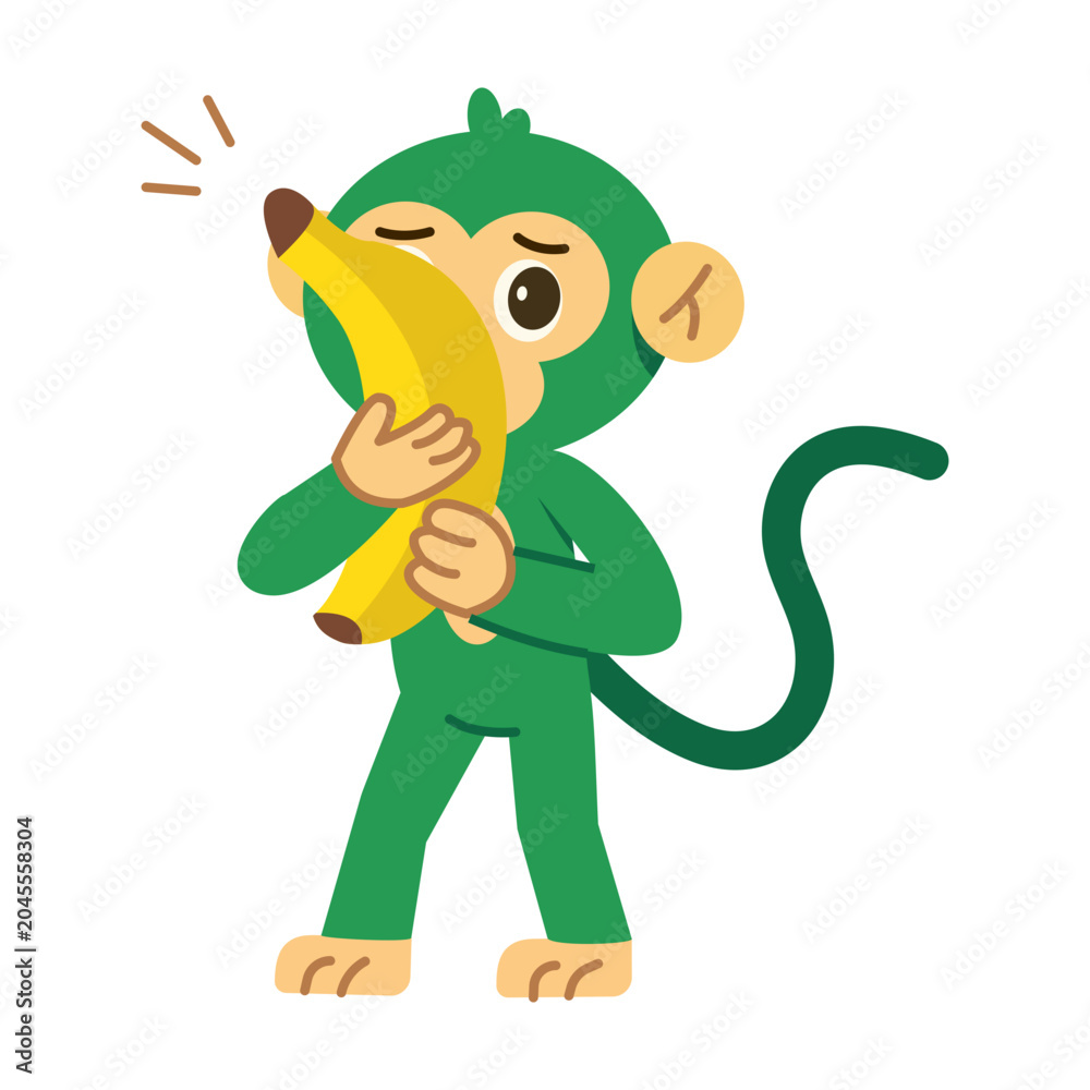 Obraz premium Zebra Monkey