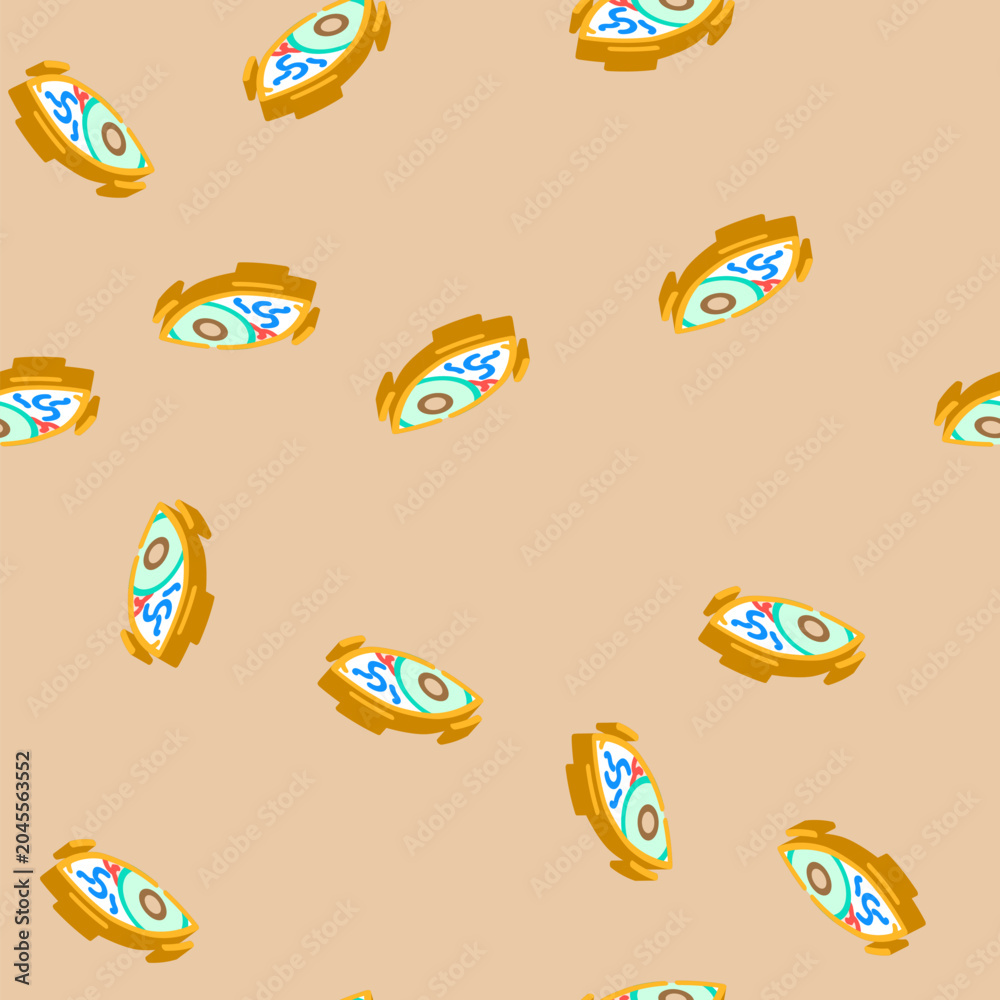 Fototapeta premium human body worm parasite isometric seamless pattern. human body worm parasite sign illustration