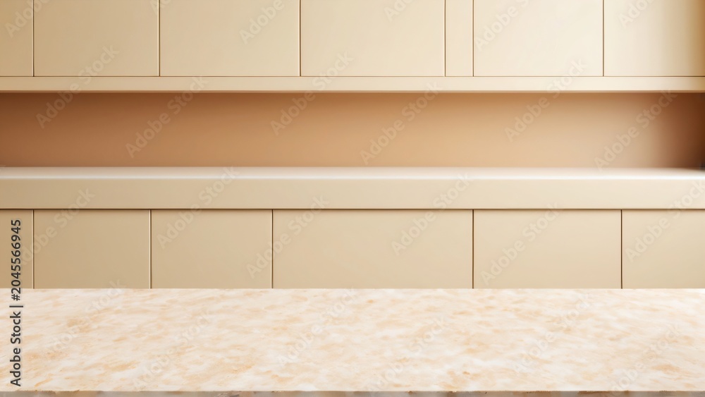Fototapeta premium Minimal Bakery Counter Background