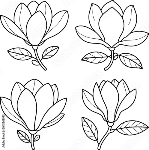 seamless pattern with flowers