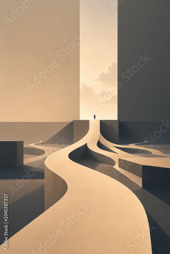 Architectural Flow Systems – Abstract Monumental Vector Collection.