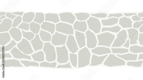 Pedestrian walkway. Natural sandstone footpath. Garden design. Vector. 
