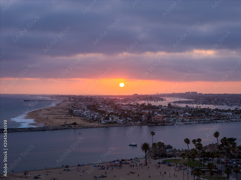 Fototapeta premium Sunset over the Peninsula