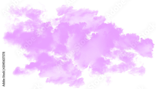 Bilde på lerret Soft Orchid Smoke Cloud PNG Transparent Background Dreamy Vapor Mist Effect for