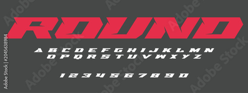 Photos Racing Speed Alphabet Font Vector Bold Sport Typography Letters Download it in h