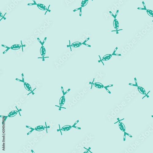 Bild auf Leinwand aortic aneurysm cardiology disease glyph vector seamless pattern