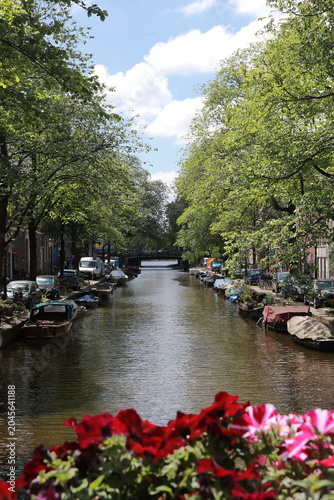 Photography canal in amsterdam