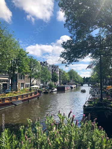 Photography canal in amsterdam