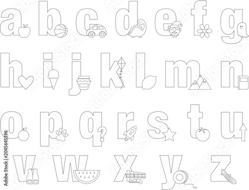 Learning Alphabet for kids worksheet 