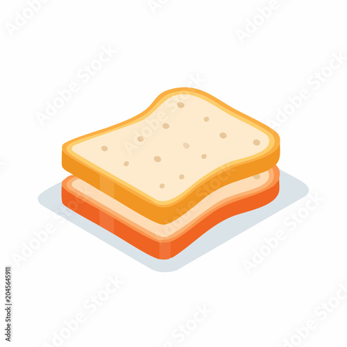 Two Slices of Bread Stacked