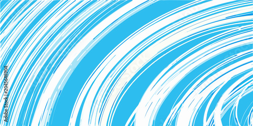 Obraz na plátne Diagonal lines pattern with cyan and white coloration