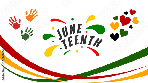 Valokuva illustration design to commemorate Juneteenth