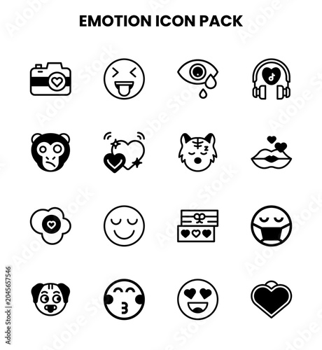 Photos Emotion DuoTone UI Icons Pack