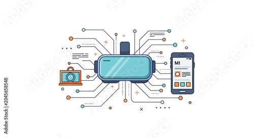 Smartphone with circuit board connections.