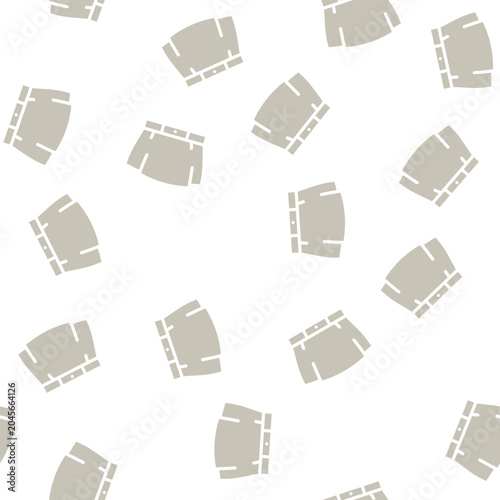 Photos miniskirt glyph vector seamless pattern