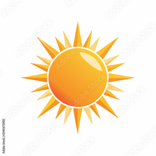 Stylized Sun Icon