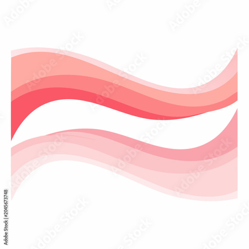 Abstract Pink Waves Background
