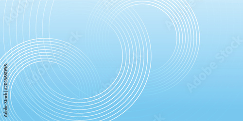 Tableau sur toile Abstract background with layered orbital circles