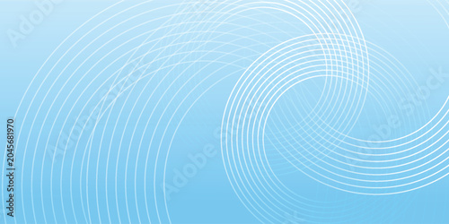 Tableau sur toile Abstract background with layered orbital circles