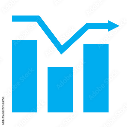 Photos a business chart icon or finance-themed logo that incorporates visual elements o