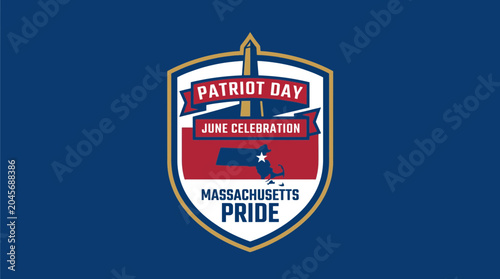 Foto Patriot Day Bunker Hill June Celebration Massachusetts Pride