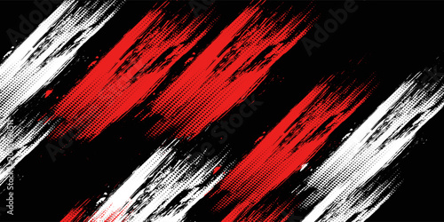 black white and red grunge texture background. vector illustration eps10