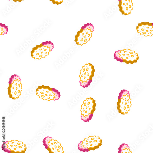 Canvas-taulu ezekiel bread isometric seamless pattern