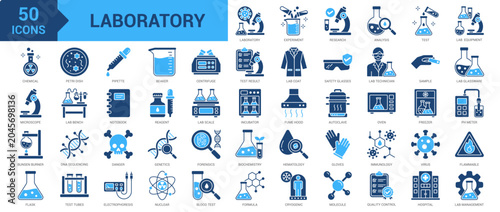 Photos Laboratory icon set