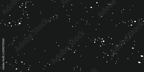 Photos Falling snowflakes and raindrops on a black night background with winter particl