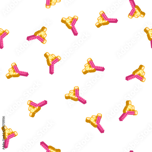 Fotografie siege ladder isometric seamless pattern