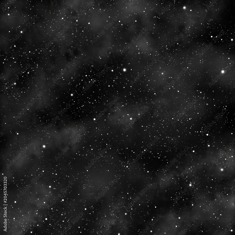 Obraz premium Stars and Space Create a Dark Sky Filled With Bright Lights on a Clear Night