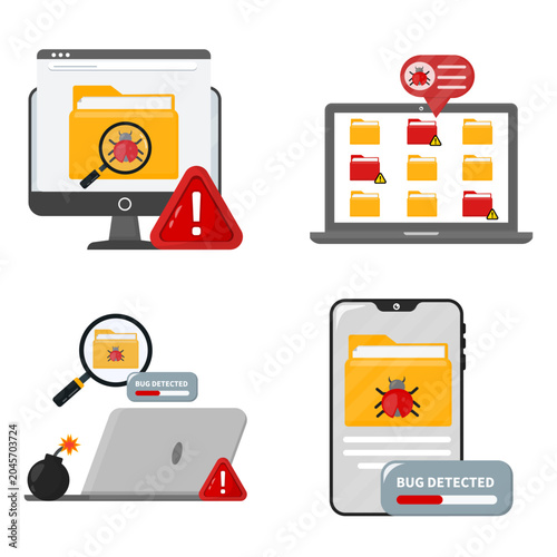 Photos Malware detection set collection