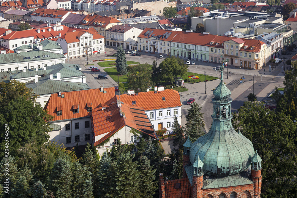Konstfotografi Plock aerial view