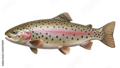 Foto Rainbow Trout Fish Side View