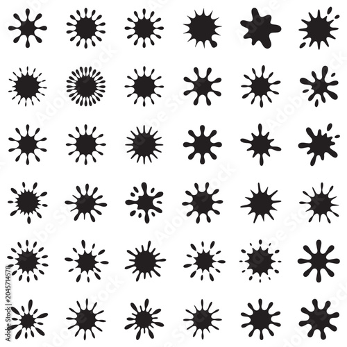 Splat Clip Art
