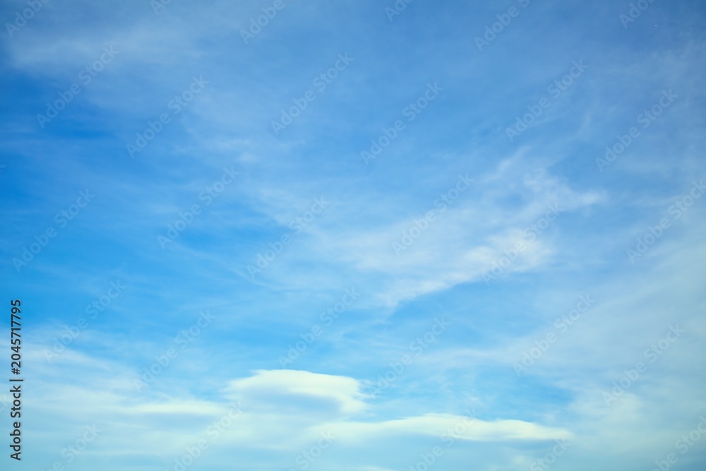 Fototapeta premium Simple New Zealand Sky Replacement Soft And Blue