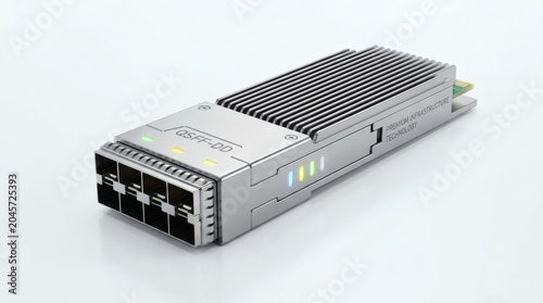 High-speed optical transceiver module for advanced network infrastructure and data communication applications