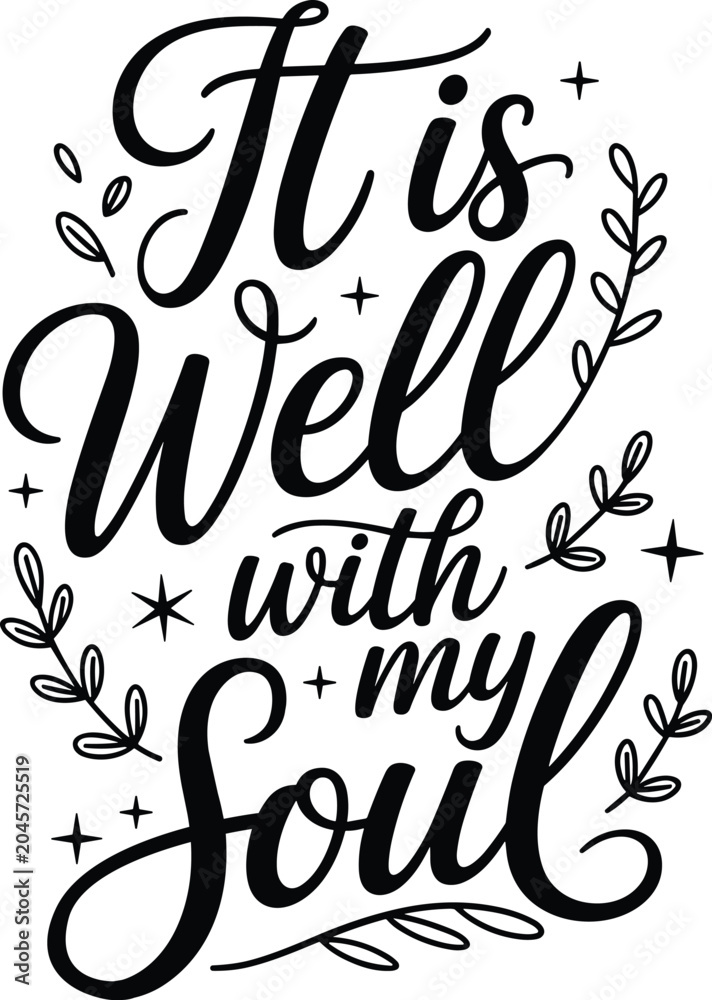 Obraz premium Christian Inspirational Quotes and Cross Typography Vector Collection