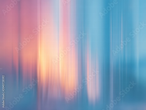 Abstract Blur of Sunset and Sky Colors