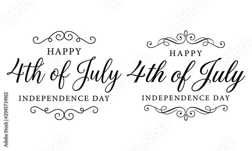 Happy 4th of july independence day celebration