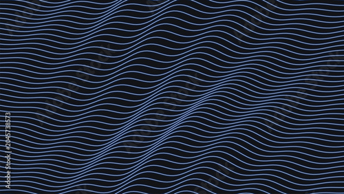 Abstract background with wavy lines, digital wave pattern, flowing liquid motion, futuristic technology design element