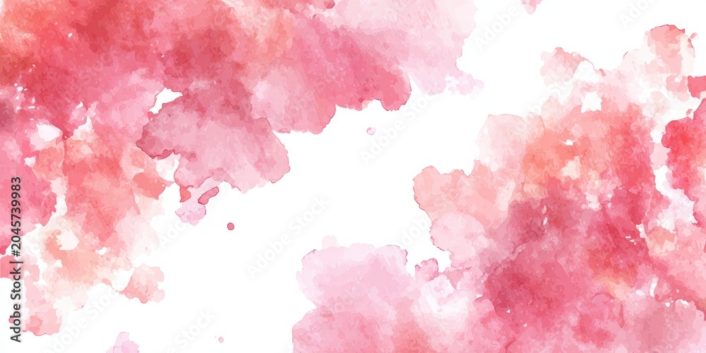Fototapeta premium Beautiful Pink Watercolor Background