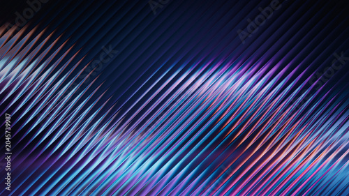 Canvastavla Abstract glowing vertical lines creating dynamic fiery glass pattern illustratio