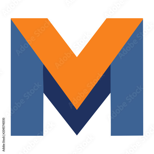 Abstract Letter M Logo Icon