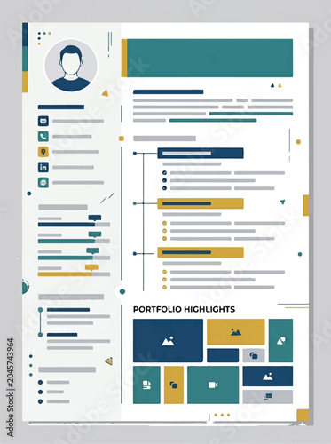 Modern Futuristic AI Minimal CV Template 2026 A Professional and Innovative Resume Design for the Digital Age