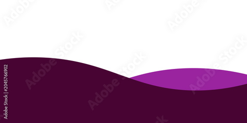 Abstract purple wave geometric background with layered wavy shapes. 