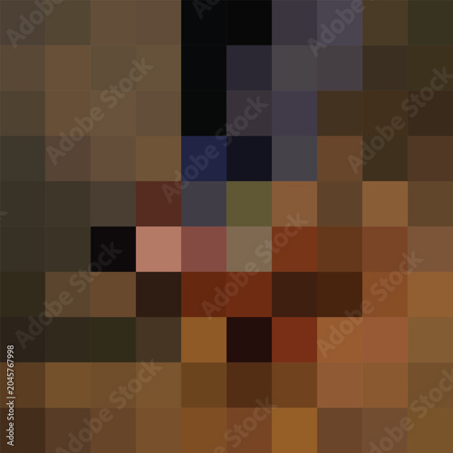 Warm Brown and Black Texture Art