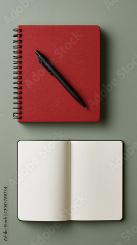 A Minimalist Duo: A red not...