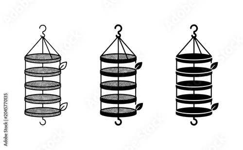 Foto Drying Racks, Herb Dryers, Stackable Mesh Shelves, Food Dehydrator Equipment Vec